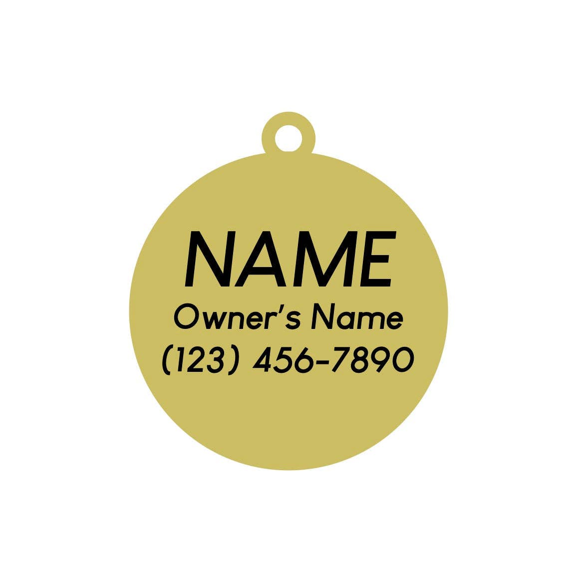 Cute But Psycho Pet ID Tag