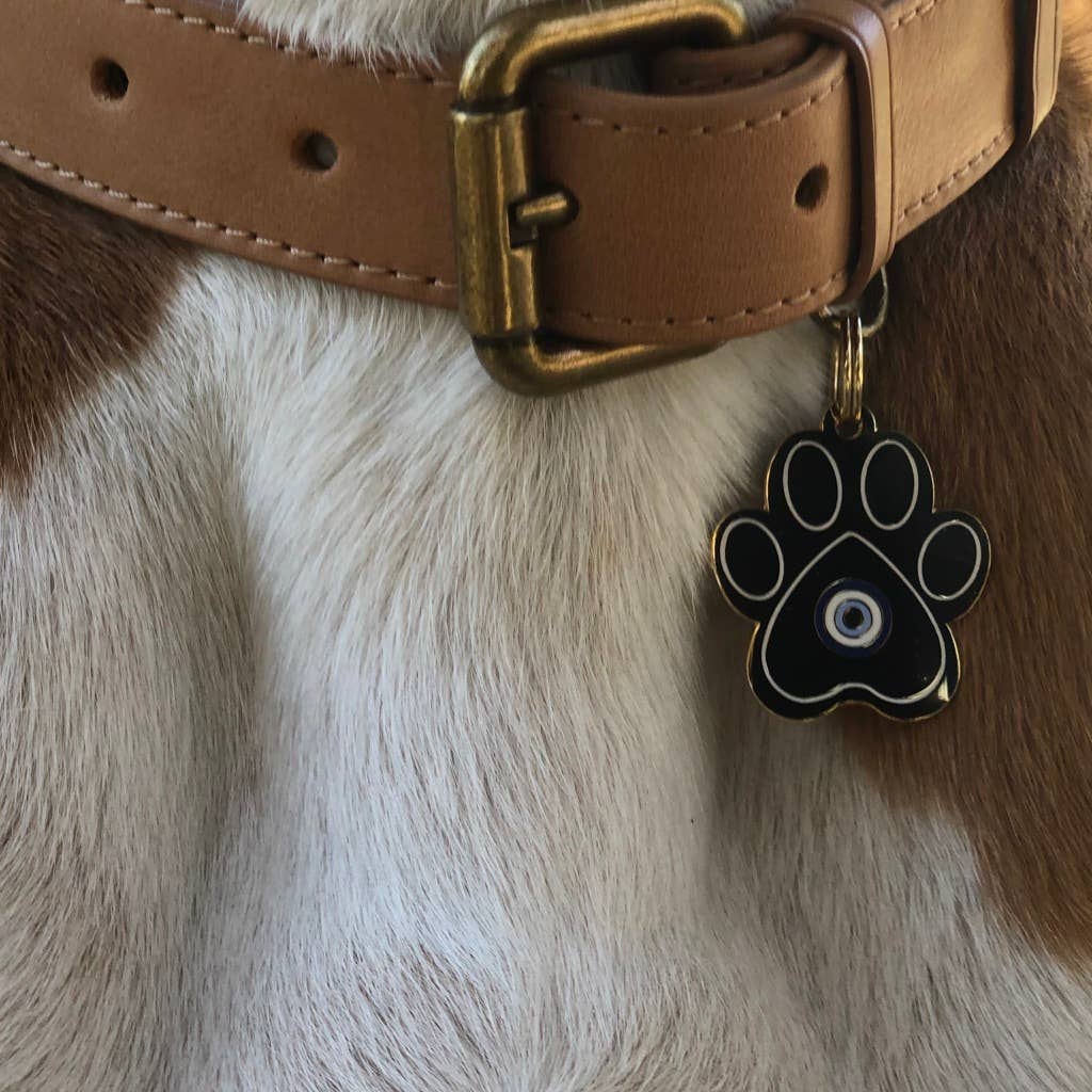 Evil Eye Paw Pet ID Tag