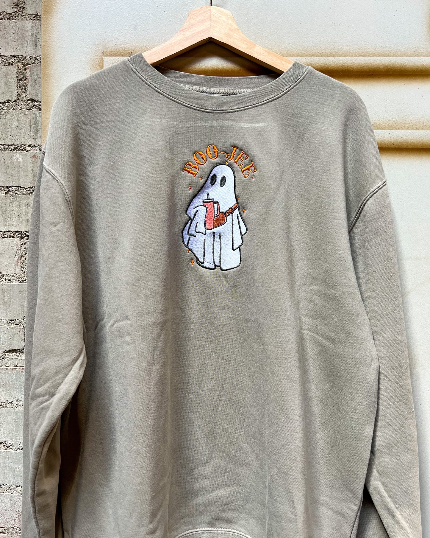 ‘Boo-Jee’ Embroidered Crewneck