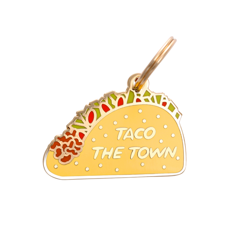 Taco the Town Pet ID Tag