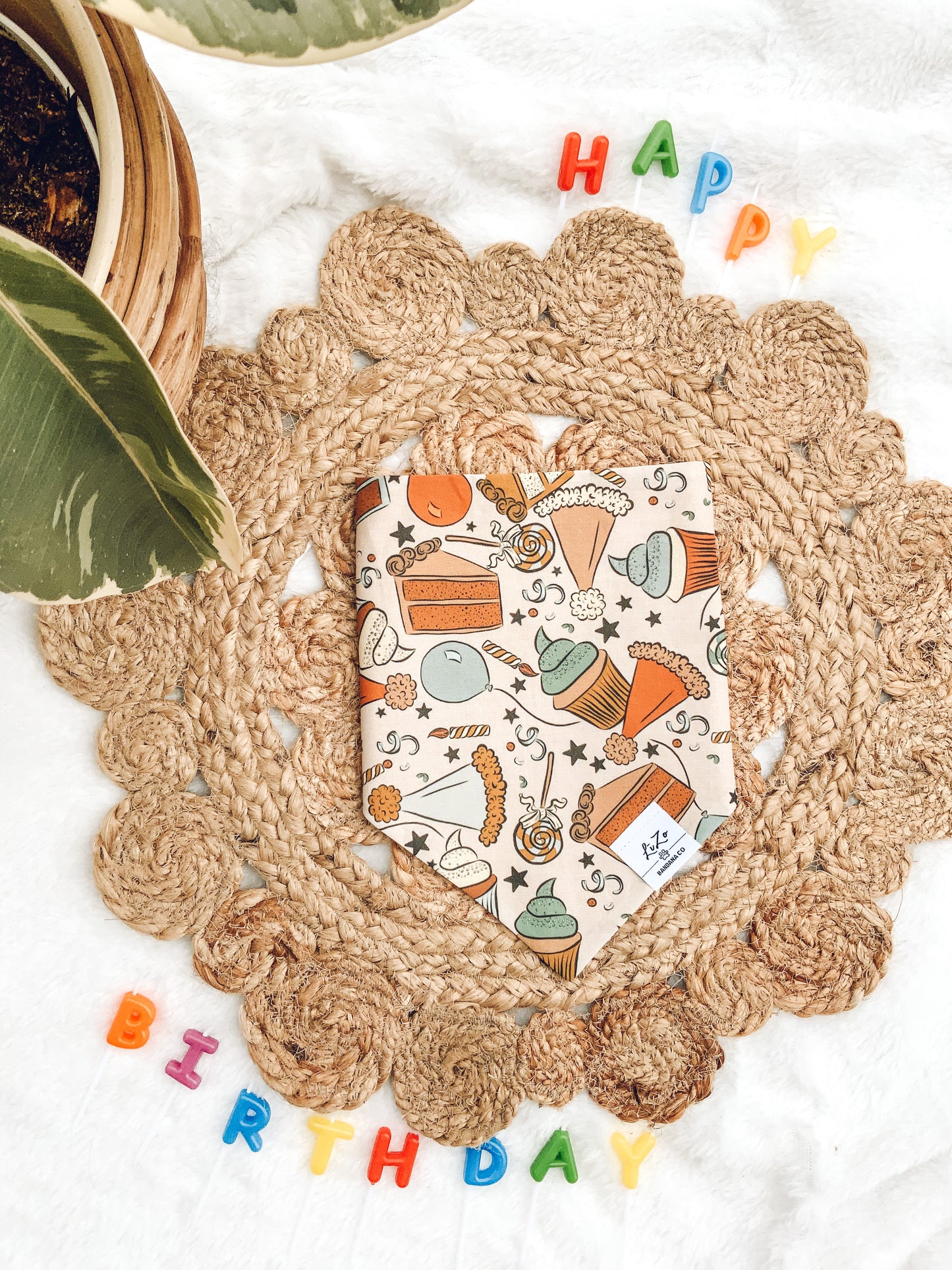 Party Animal Dog Bandana